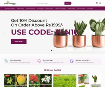 Plantnurseryonline.com(Shopify Template) Screenshot