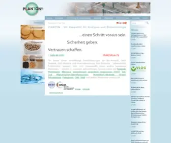Planton.de(Die PLANTON GmbH ist Ihr Experte für Labor und Analytik) Screenshot