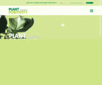 Plantpositivity.com(Bringing the power of plants to everyone) Screenshot