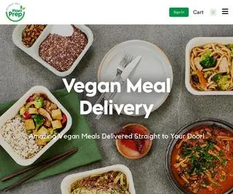 Plantprep.com.au(PlantPrep Vegan Meal Delivery Melboure and Sydney) Screenshot