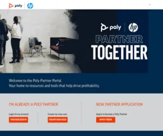 Plantronet.com(Poly Partner Program) Screenshot