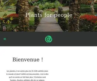 Plants-For-People.org(Il est urgent que notre monde respire) Screenshot