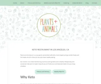 Plantsandanimalsla.com(Plants and Animals) Screenshot