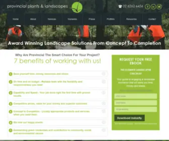 Plantsandlandscapes.com.au(Provincial) Screenshot