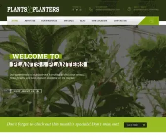 Plantsandplanters.com(Serving the Dallas/Fort Worth area since 1978) Screenshot