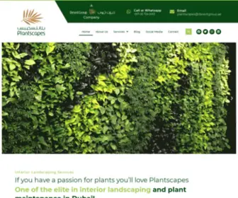 Plantscapes.ae(Best Indoor Plant Maintenance in UAE) Screenshot