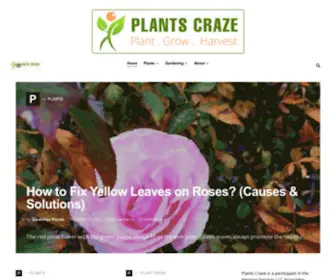 Plantscraze.com(Plant) Screenshot