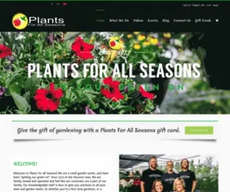 Plantsforallseasons.com(Get Your Green On) Screenshot