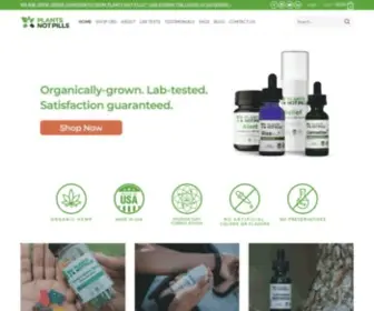 Plantsnotpillscbd.com(Organic CBD Oil) Screenshot