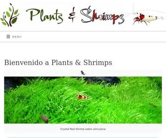 Plantsnshrimps.com(Plants & Shrimps) Screenshot