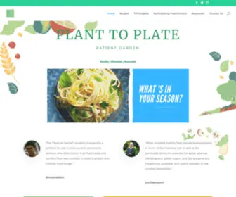 Planttoplate.info(Plant to Plate) Screenshot