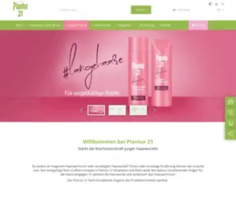 Plantur21.de(Plantur 21) Screenshot