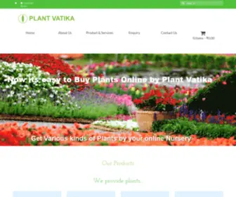 Plantvatika.com(Plant Vatika) Screenshot