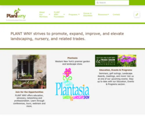 Plantwny.com(Professional Landscape & Nursery Trade) Screenshot