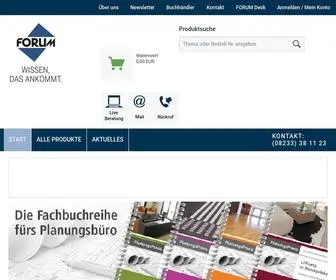 Planungs-Praxis.de(Forum-Verlag liefert Fachinformationen) Screenshot