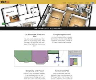 Planup.co.uk(PlanUp is a leading floor plan software provider in the UK) Screenshot