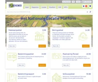 Planviewer.nl(Het Nationale Locatie Platform) Screenshot