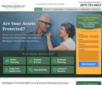 Planwithheritage.com(Estate Planning & Probate Attorneys Michigan) Screenshot