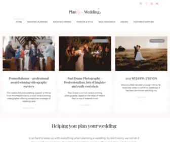 Planyourwedding.ie(Wedding inspiration to help couples plan their wedding) Screenshot