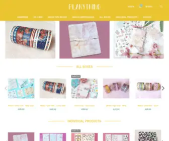 Planythingshop.com(Planything) Screenshot