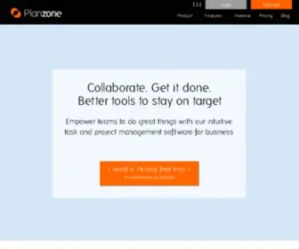 Planzone.com(Logiciel de gestion de projet collaboratif en ligne) Screenshot