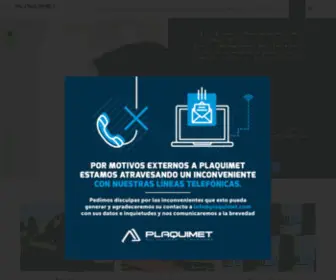 Plaquimet.com(Plaquimet) Screenshot