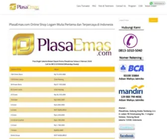 Plasaemas.com(Jual Emas Logam Mulia Antam Free Ongkir) Screenshot