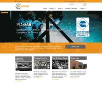 Plasfab.ca(Plasfab) Screenshot