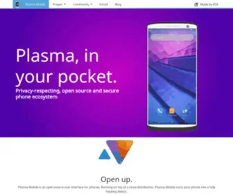 Plasma-Mobile.org(Plasma Mobile) Screenshot