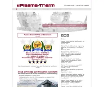 Plasma-Therm.com(Plasma Therm) Screenshot