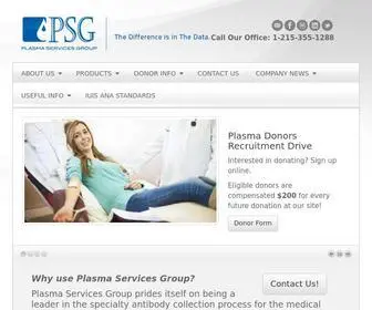 Plasmaservicesgroup.com(The Difference) Screenshot