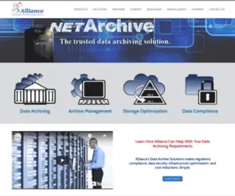 Plasmon.com(Alliance Storage Technologies) Screenshot