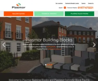 Plasmor.co.uk(Plasmor Limited) Screenshot