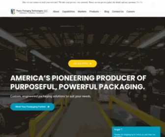 Plaspack.com(Plastic Packaging Technologies) Screenshot