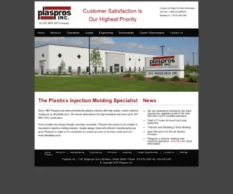 Plaspros.com(The Plastic Professionals) Screenshot