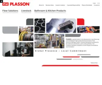 Plasson.com(Plasson Home) Screenshot