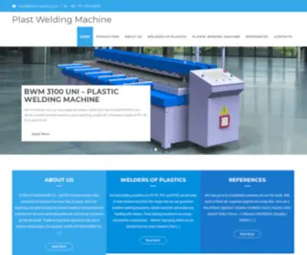 Plast-Welding.com(Plast Welding Machine) Screenshot