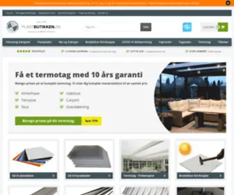 Plastbutikken.dk(Plastplader og termotag) Screenshot