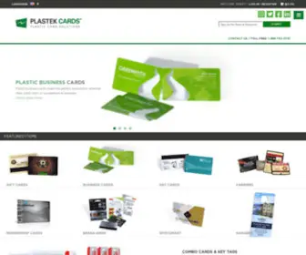 Plastekcards.com(Plastic Key Card &amp; Tags Manufacturers) Screenshot