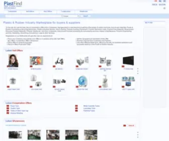 Plastfind.com(Plastic Industry) Screenshot