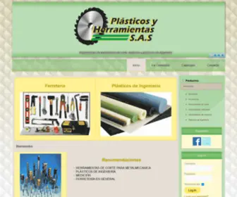 Plastherramientas.com(PLASTICOS Y HERRAMIENTAS SAS) Screenshot