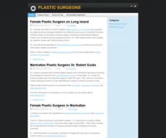 Plastic-Surgeons-Blog.com(Plastic Surgeons) Screenshot