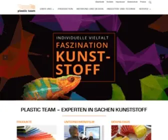 Plastic-Team.de(Kunststoffverarbeitung aus erster Hand) Screenshot