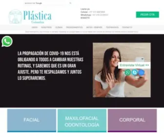 Plasticacolombia.com(Cirugía) Screenshot