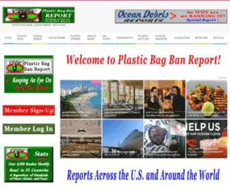 Plasticbagbanreport.com(Plastic Bag Bans) Screenshot