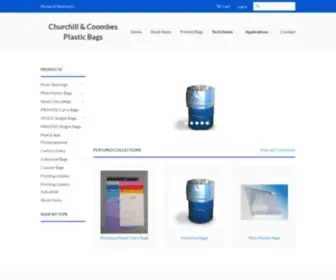 Plasticbags.com.au(Churchill & Coombes Plastic Bags) Screenshot