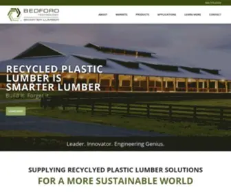 Plasticboards.com(Bedford Technology) Screenshot