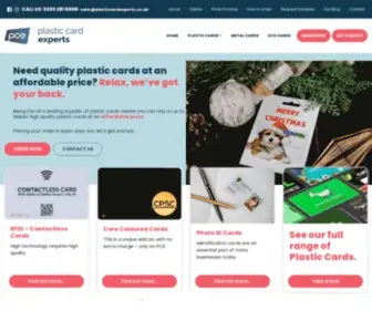 Plasticcardexperts.co.uk(Plastic Card Experts) Screenshot