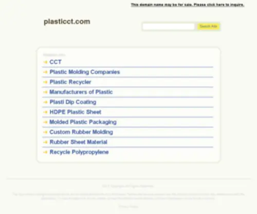 Plasticct.com(My Site) Screenshot