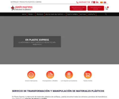 Plasticexpress.es(Plasticexpress) Screenshot